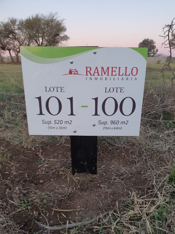 LOTES EN VENTA - Frente al Complejo el Aguila 