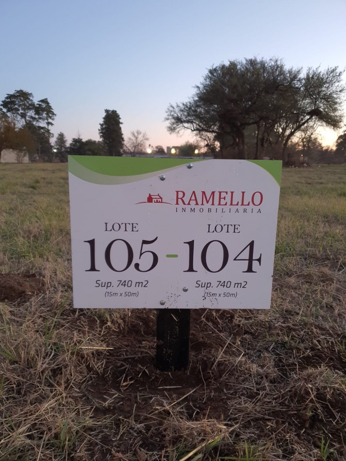 LOTES EN VENTA - Frente al Complejo el Aguila 